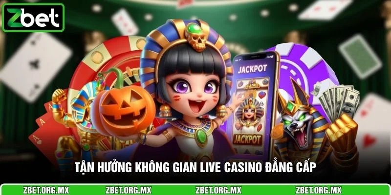 Tận hưởng không gian live casino đẳng cấp